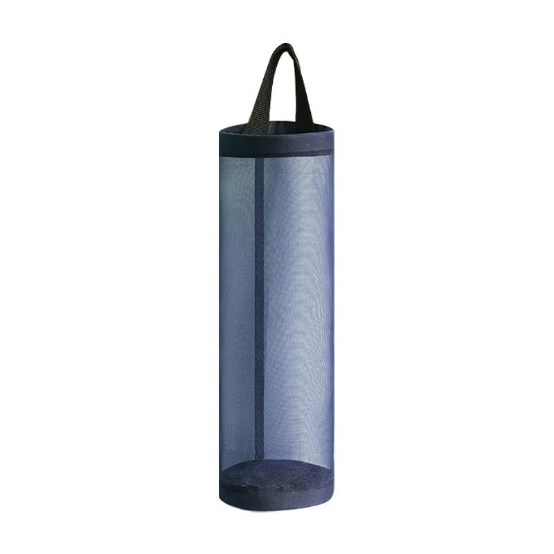Mesh Hanging Storage Dispensers Foldable Breathable Washable Hanging Mesh Garbage Bag Organizer for Kitchen Plastic Bag Storage