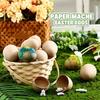 Unpainted Craft Painted Easter Eggs Adorable DIY Easter Eggs Easter Paper Eggs Basket Stuff