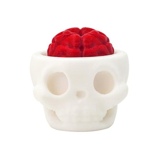 Skull Keyboard Fidget Toy 3D Printed Keyboard Clicker Skull Fidget Toy Stress Relief Fidget Button for Anxiety Relief Students Office Workers
