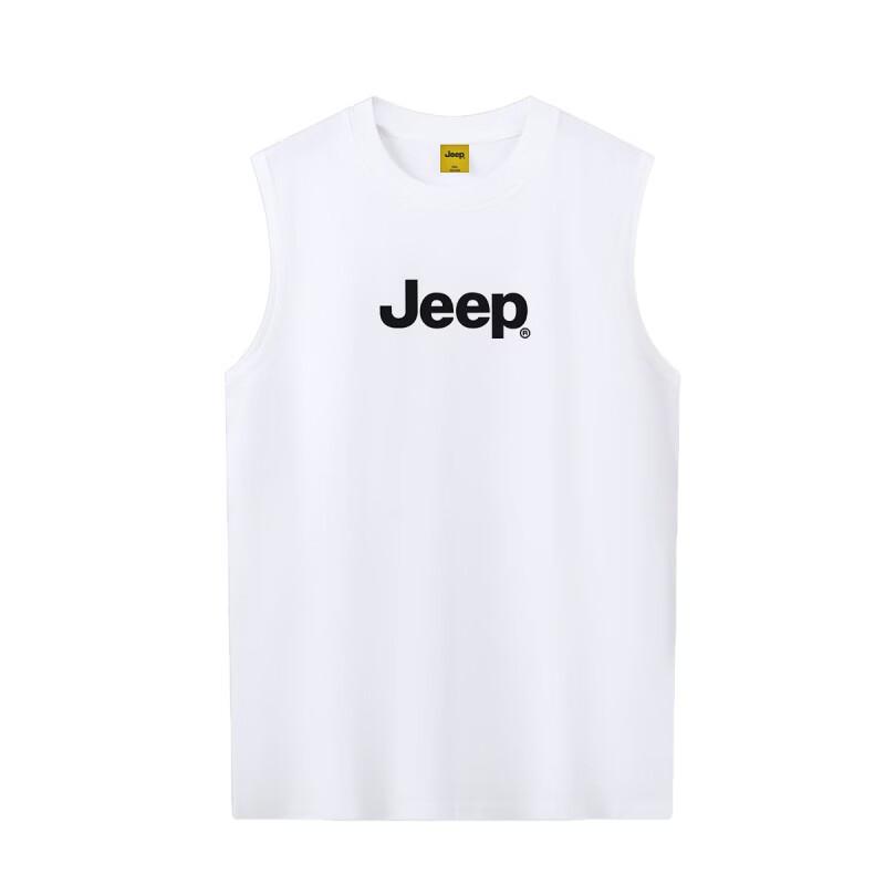 Jeep Men s Pure Cotton Lightweight Sleeveless Vest XL