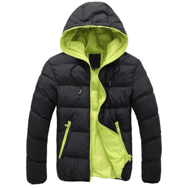 Men's Winter Cotton-Padded Jacket, New Korean Style, Trendy Cold-Weather Coat for Teens, Handsome Autumn and Winter Apparel.