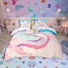Homewish Cartoon Animal Axolotl Duvet Cover SetFlower Butterfly For Kids Bedding SetKawaii Wildlife Bed Set