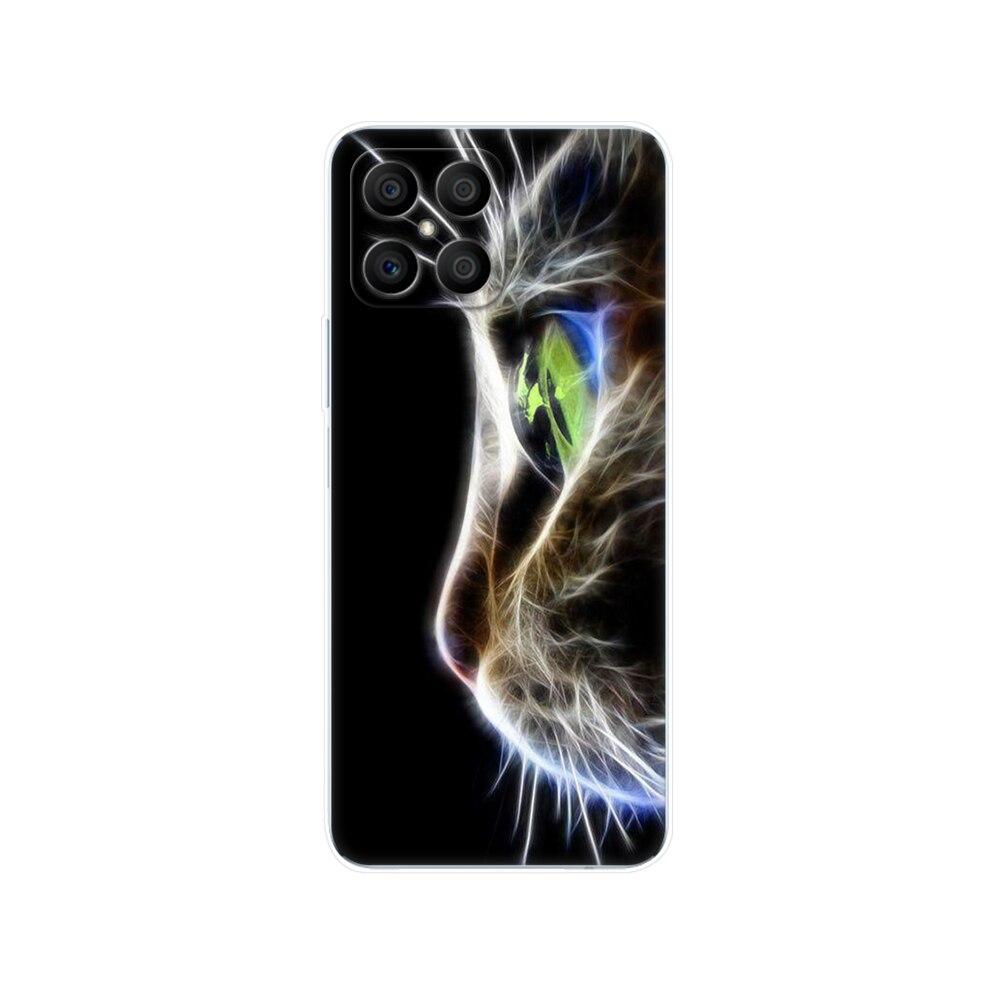Husa pentru Honor X8 Husa din spate pentru HonorX8 Husa Honor X 8 Husa transparenta pentru telefon Geanta de protectie Tpu Husa din silicon moale Bara de protectie