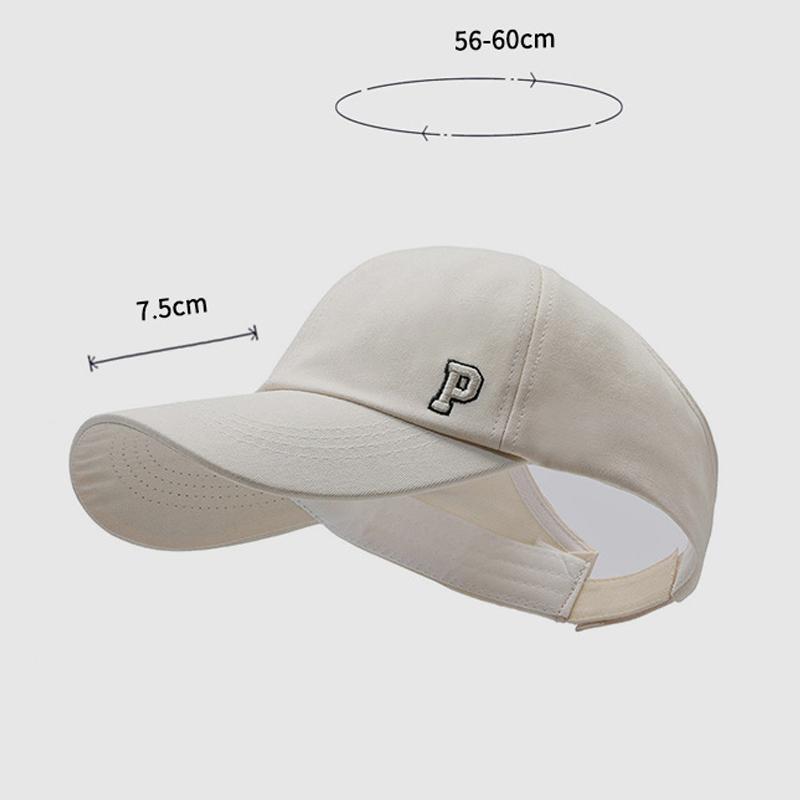 Baseball Kappe Frühling Sommer Outdoor Sport Brief Leere Top Hut Damen Outdoor Sonnenhut