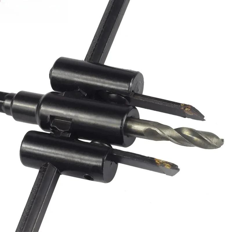120/200/300mm Adjustable Circle Hole Cutter Wood Drywall Drill Bit Saw Round Cutting Blade Aircraft Type  Tool