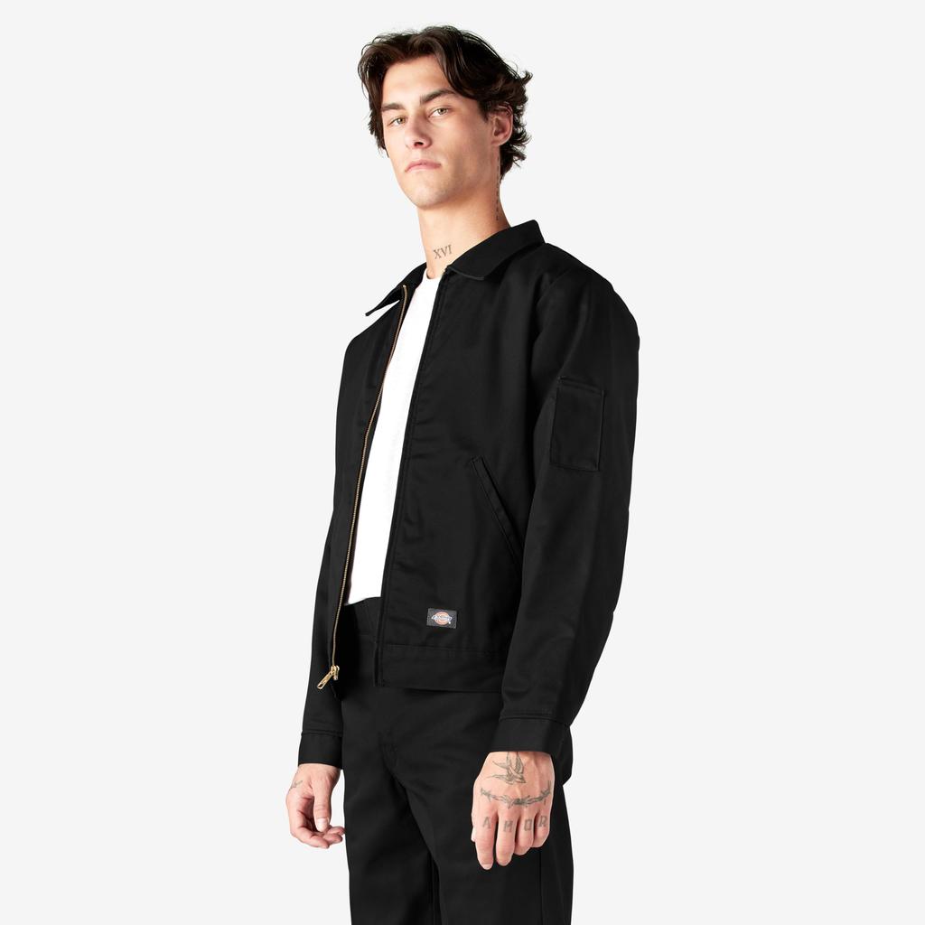 Dickies Insulated Eisenhower Front Zip Jacket Black Medium