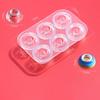 Diy Crystal Epoxy Mold 6 Grids Ball Earrings Bracelet Mirror Resin Mold Beads Silicone Mold for Diy Pendants Making