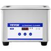 0.8L Ultrasonic Cleaners Digital Heater Timer for Cleaning Jewelry Cleaning Eyeglass 35W Stainless Steel for Commercial Personal Home Use