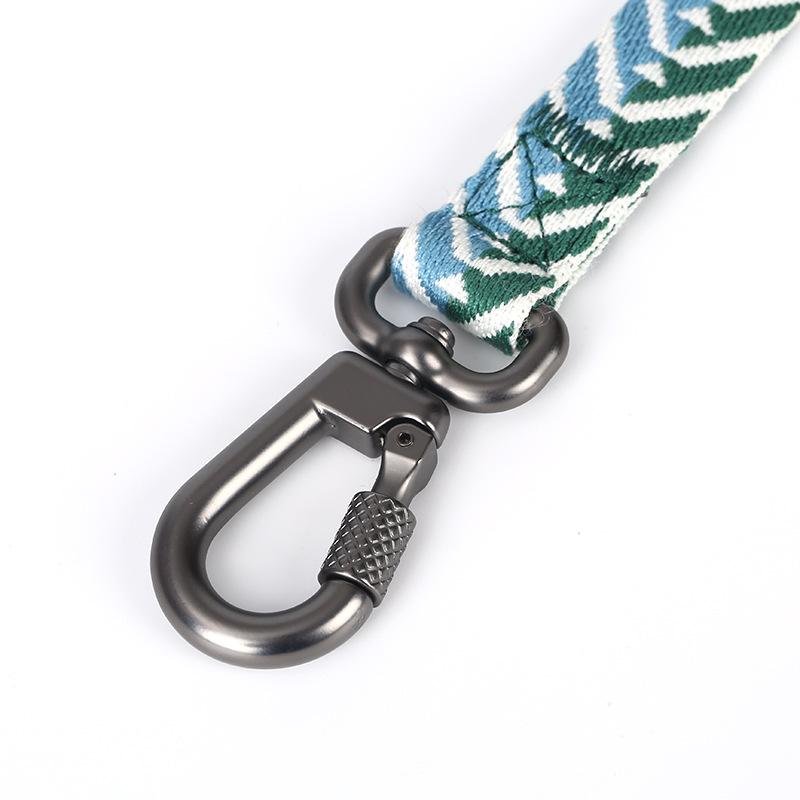 New dog imitation cotton jacquard arrow pet collar can be hung on a leash, Labrador explosion-proof dog walking rope
