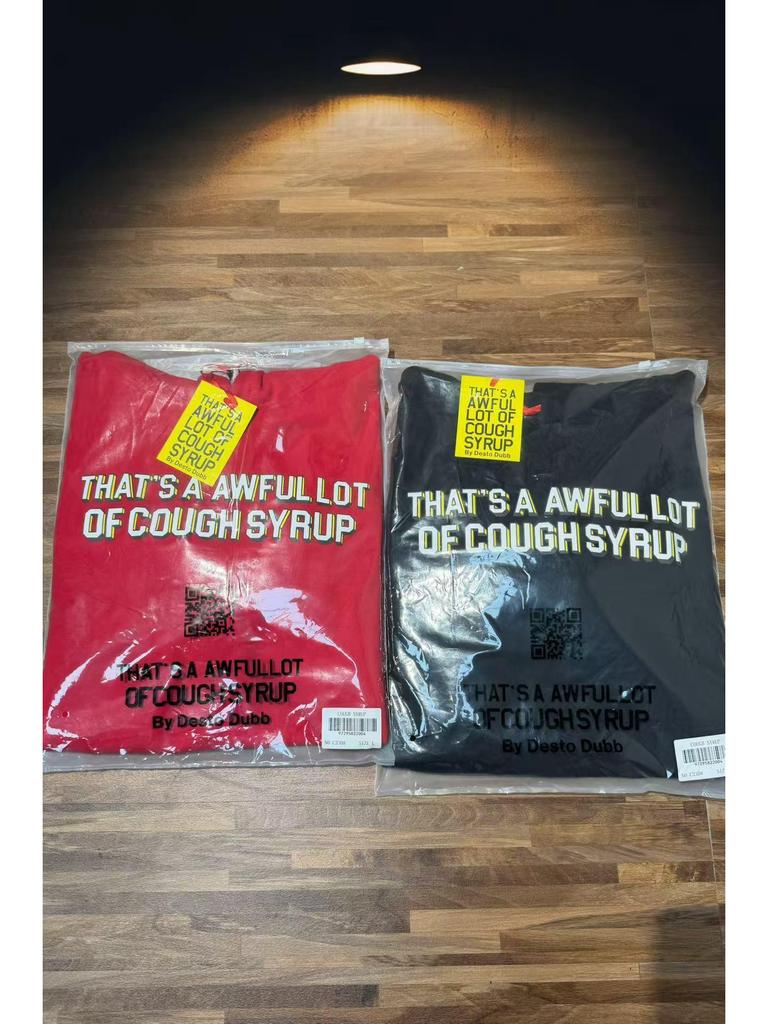 Módní americký styl Dlouhý rukáv Volná mikina pro muže a ženy - Vysoká gramáž Design s kašlovým sirupem