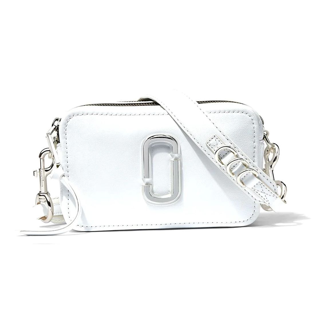 

Marc Jacobs Unique Design Daily Commuting Creative Goat Leather Crossbody Bag Women bags White H118L01PF21-100 Basic Set (Bag+Dust Bag)