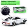 1/24 Scale Welly  Porsche 911 Turbo3.0 Alloy Car Model Diecasts Metal Toy Vehicles Car Model High Simulation Collection Childrens Gifts