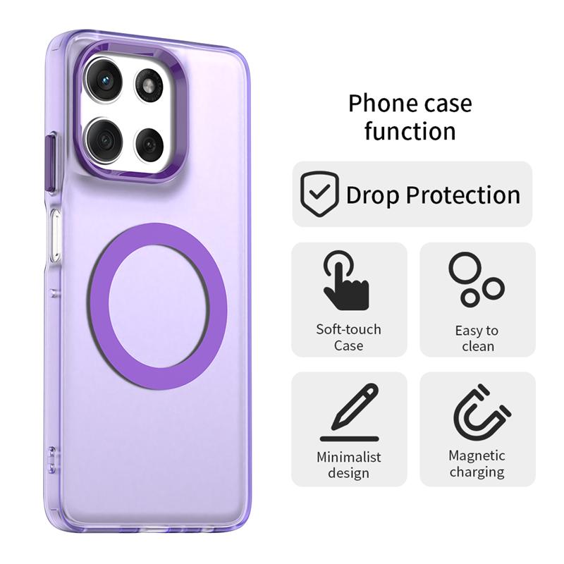 For Motorola Moto G56 Case Moto G56 Cover Magnetic Matte Durable Bumper Shell Protective Phone Cases For Motorola Moto G56 Funda