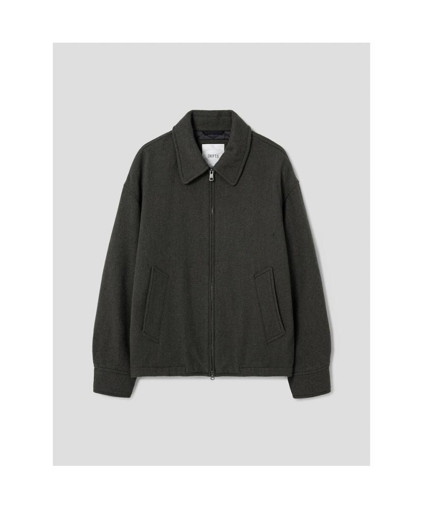Shift.G Wool Blended Overfit Blouson Khaki