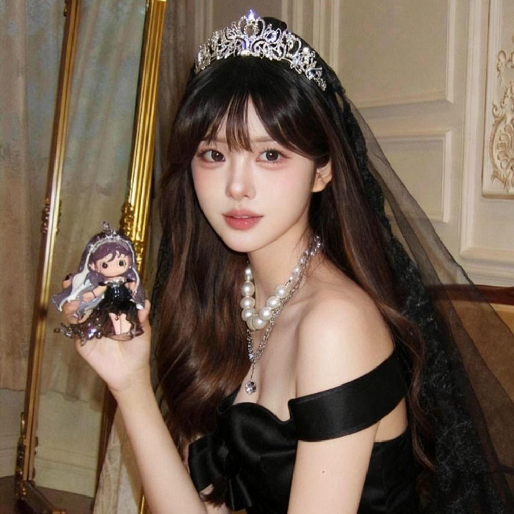 Rhinestone Baroque Pageant Crown Sparkling Queen Princess Tiara Beautiful Bridal Crown  Wedding