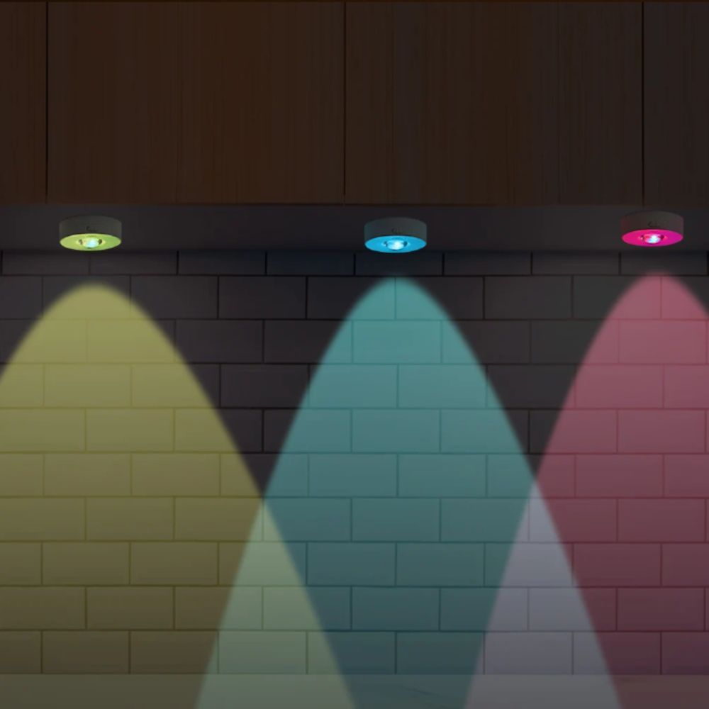 5V Rechargeable RGB LED Night Light IR Remote Control Rechargeable Lamp  Kitchen Cabinet