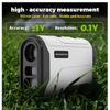 INORM Golf Laser Rangefinder 1200 Yards 6X Lens Golf Compensating Hunting Range Finder Built-in Battery Measuring Tool