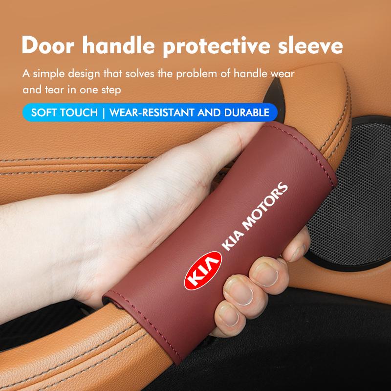 For KIA Car Door Handle Protection Cover Anti Scratch Protection Case Auto Accessories Cerato Soul Venga Forte Spectra Sedona BE1