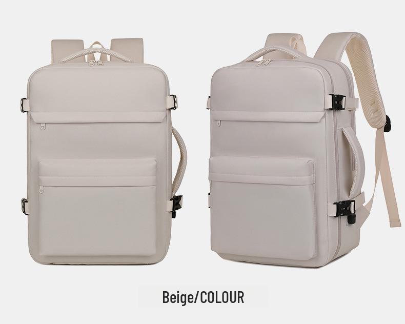 Versatile Large Capacity Travel Backpack & Trolley Bag - Perfect for Business, Commuting, and Laptop Storage