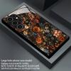Retro Floral Pattern 2D Phone Case for Samsung S26 S25 S24 S23 S22 S21 S20 A55 A54 A53 Tempered Glass Protective Cover