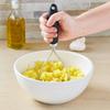 Stainless Steel Manual Potato Masher Wave Mud Press Masher Vegetable Crusher  Children Food