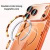 New Plating Clear Lens Protector Magsafe Phone Case For iPhone 17 Pro Max 16 15 14 13 12 Pro Max 17Pro 17Air Magnetic Soft Cover