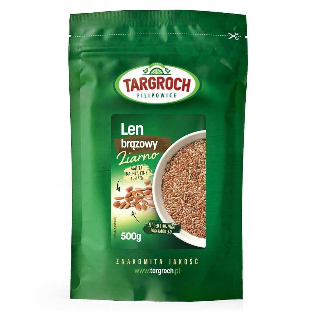 Brown flax seed (linseed) 500g Targroch
