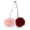 GS Golf Tees Accessories Rabbit Hair 2 Golf Tee Hanger Accessories Great Gift for Golfers (RedPink)