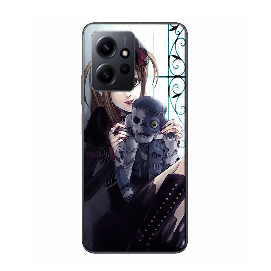 Anime Death note Amane Misa Phone Case For Redmi 12 13C 12C 15C 9 10 10C Note 13 Pro Plus 14 15 Pro 9T 9C 9A TPU Soft Cover Clea