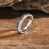 Star And Dot Pattern Shine Victory Man Rings Adjustable Opening Ideal Gifts For Dad Boyfriend Couple Valentine's Day Gift