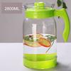 2000Ml 2800MLHeat Resistant Explosion-Proof Glass Water Cup Cold Kettle Heated Container Tea Pot Good Clear Juice Jug Teapot