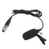 Lavalier Lapel Condenser Microphone 3 Pin XLR Cable Comfortable Clip On Lapel Mic for Speech Performance