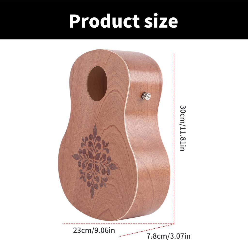 Light Weight Hand Drum Cajon Drum For Travel with Curved Molded Designs and Wood Bongos Cajon Drum with Warm Sounding