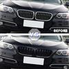 For BMW F10 F11 F18 520i 525i 530i 535i 2010-2017 Car Styling A Pair Racing Grills Dual Slat Style Front Kidney Grill Grille