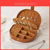 Classic Leather Jewelry Box With Multi Compartment Storage For Gift Giving