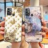 Phone Case For ZTE Blade A53 Pro Jelly Soft Black Cover Cute Printed Pattern Astronaut Cat Puppy Casing ZTE Blade A53 Pro Casing