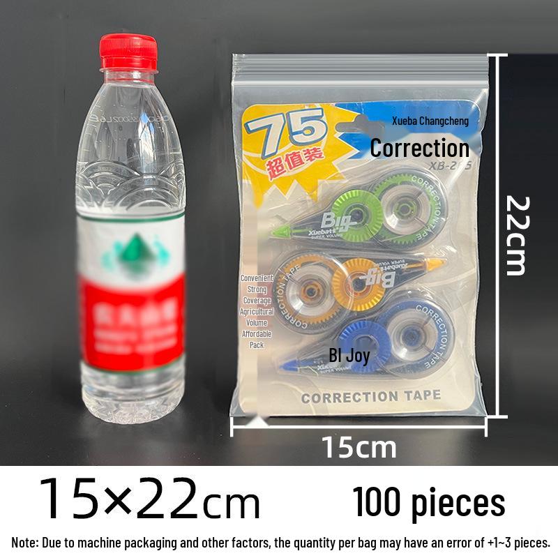 Thickened Heat-Seal Transparent PE Food Bags: Self-Sealing & Customizable
