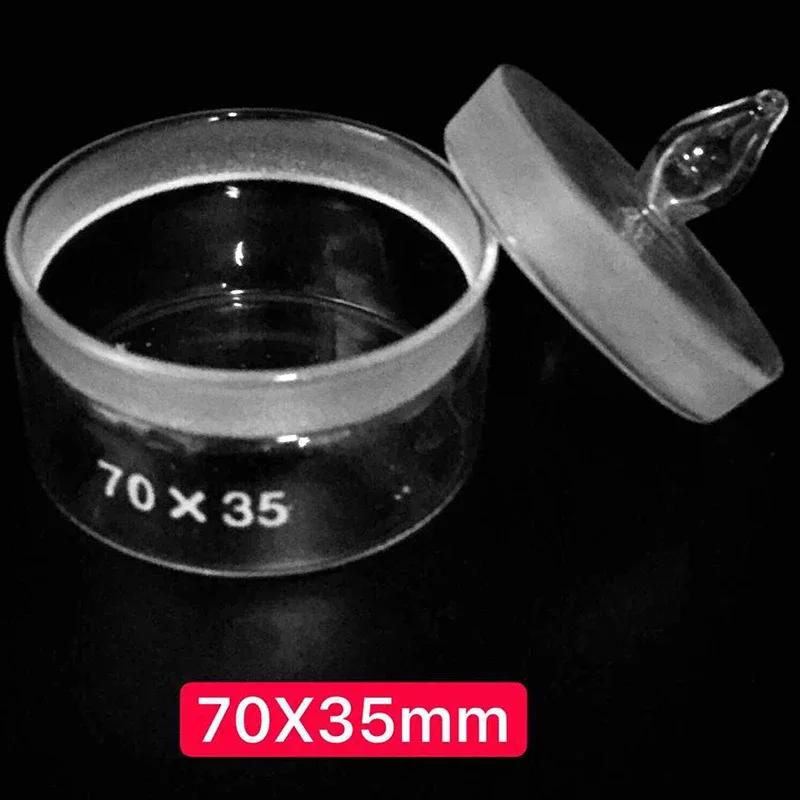 60X30mm Watch Repair Oil Storage Tank Accessories Clean Glass Cup Transparent Bottle Alcohol Cup Watchmakers Tool Component
