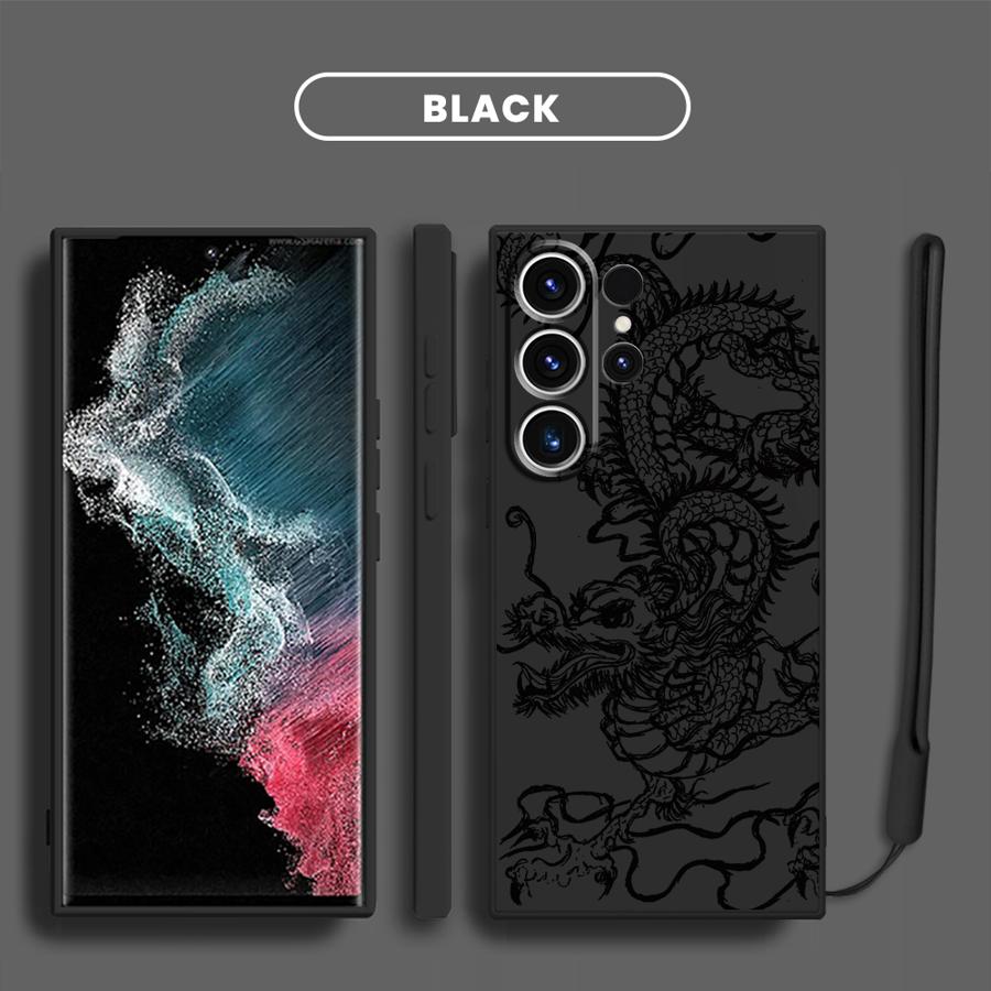 Case for Samsung Galaxy S25 S20 FE S21 Plus S23 S22 S24 Ultra Note 20 10 Ultra S25Edge Phone Cover Cool Dragon