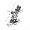 Flag Pole Holder Bracket Rust Resistance Heavy Duty Display Base Argent