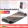 Clear Case for Switch 2 Handheld Gaming Console Soft TPU Protective Case Skin Cover Shockproof Game Console Shell