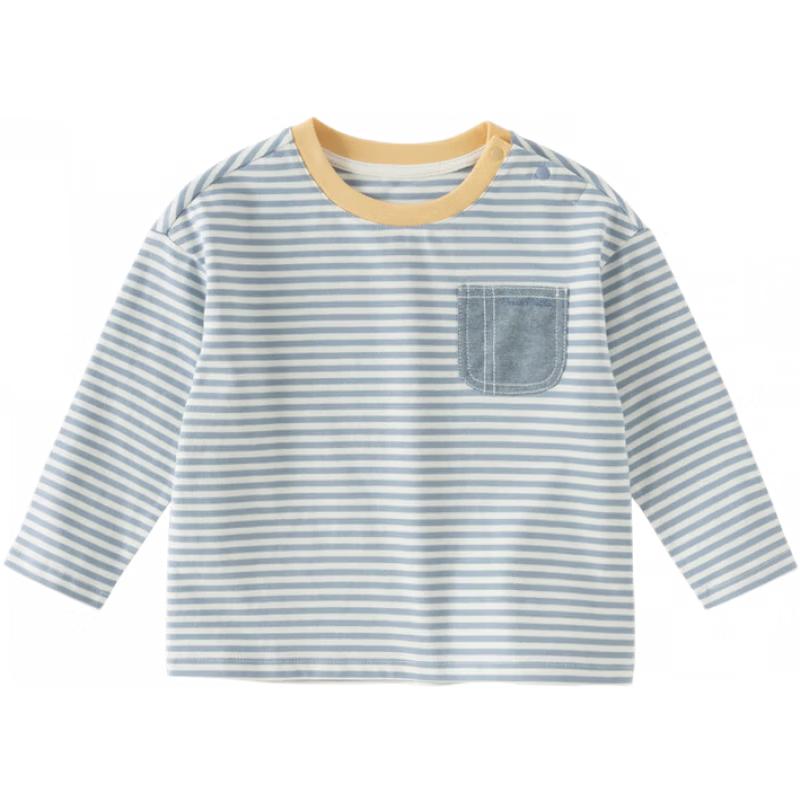 DAVE&BELLA Boys  Striped Long Sleeve T-Shirt 90cm