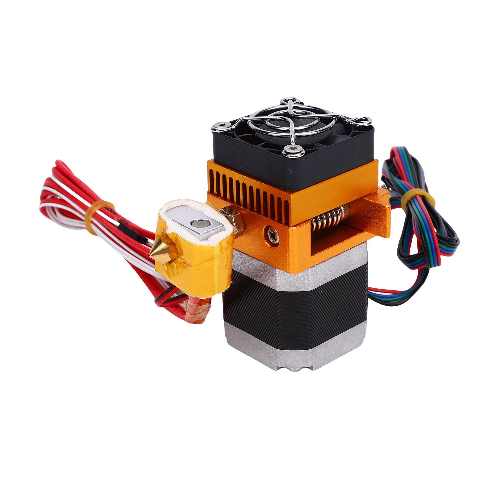 Kit de Hotend Extrusor MK8 de Repuesto para Impresora 3D Prusa I3 Kit de Extrusor con Boquilla de 0,4 mm