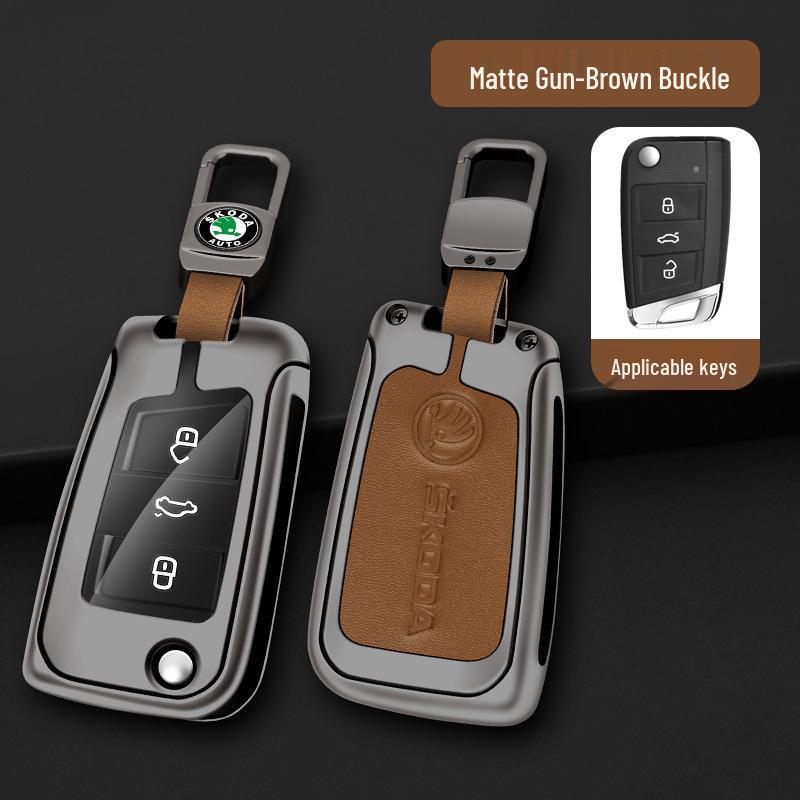 Skoda Key Case for Octavia, Fabia, Kamiq, Superb, Kodiaq, Karoq - Protective Shell