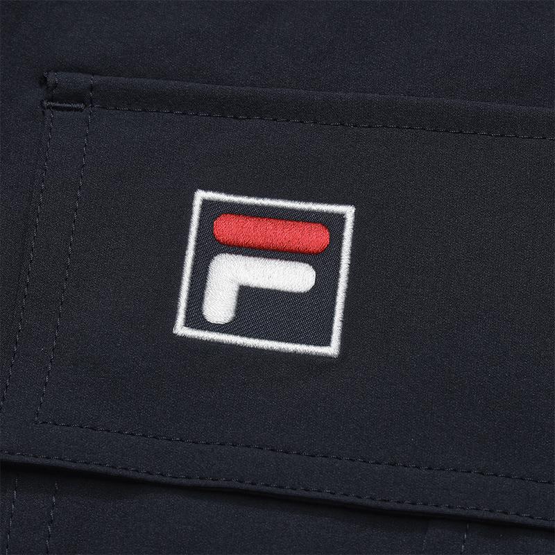 Fila Original Fashion Simple Classic Retro Sports Workwear Versatile Comfortable Woven Casual Shorts Men Shorts Legendary-Blue F61M629801FNV