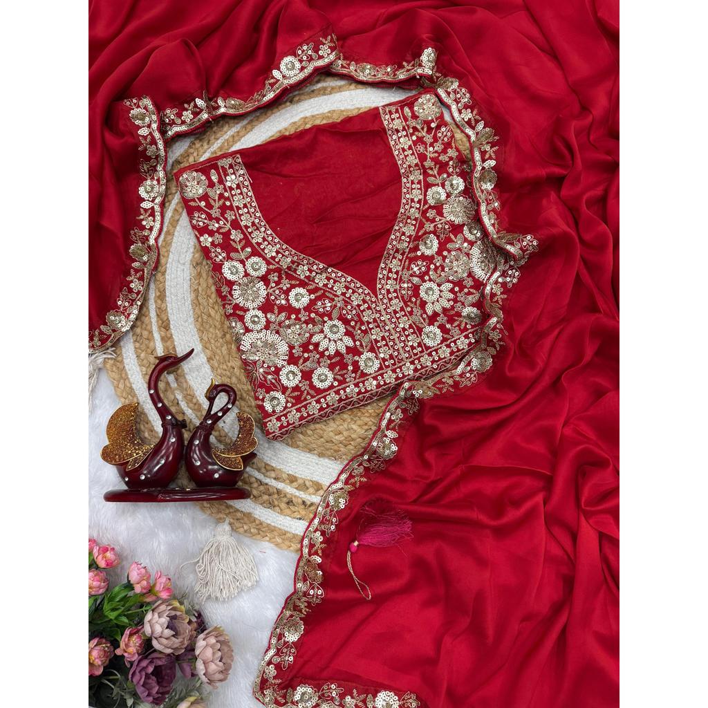 Festive special premium sequins saree collection
