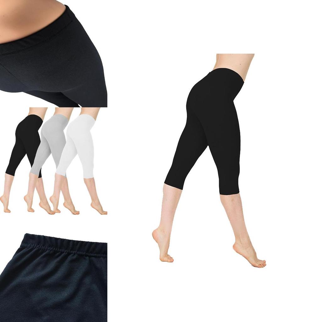 Stylové dámské 3/4 capri kalhoty na jógu s nízkým pasem pro bezstarostný fitness styl a pohodlí