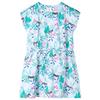 Ecru and Dark Mint Dress for Children 92/104/116/128/140