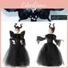Maleficent Angelina Jolie Cosplay Kostuum Jurk Halloween Feest Outfit Voor Kinderen