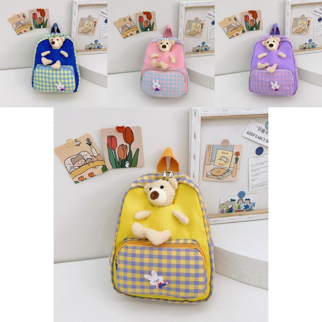 Cute Animal Pattern Childrens School Bag With Curved Straps For Comfort